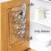 Maximize Kitchen Space with This Durable Stainless Steel Pot Lid Organizer
