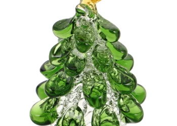 Elegant Glass Christmas Tree Centerpiece That Brightens Holiday Decor Effortlessly