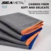 Effortless Streak-Free Shine with SEAMETAL Microfiber Carbon Cleaning Cloth Effortless Streak-Free Shine with SEAMETAL Microfiber Carbon Cleaning Cloth