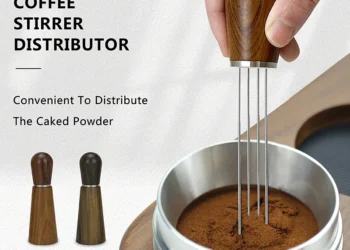 Enhance Your Espresso Shots with This Durable Coffee Needle Distributor Tool