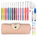 Complete Multicolor Crochet Hook Set with Accessories for Effortless Yarn Crafting